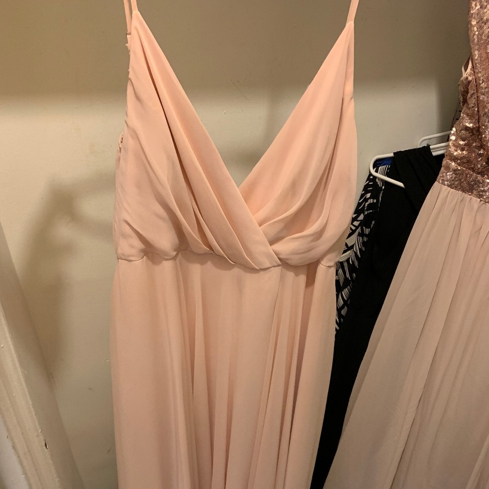BHLDN BLUSH GOWN